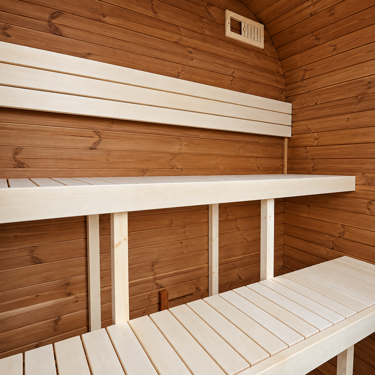 Inside Solen Plus, a second view of the cabin
