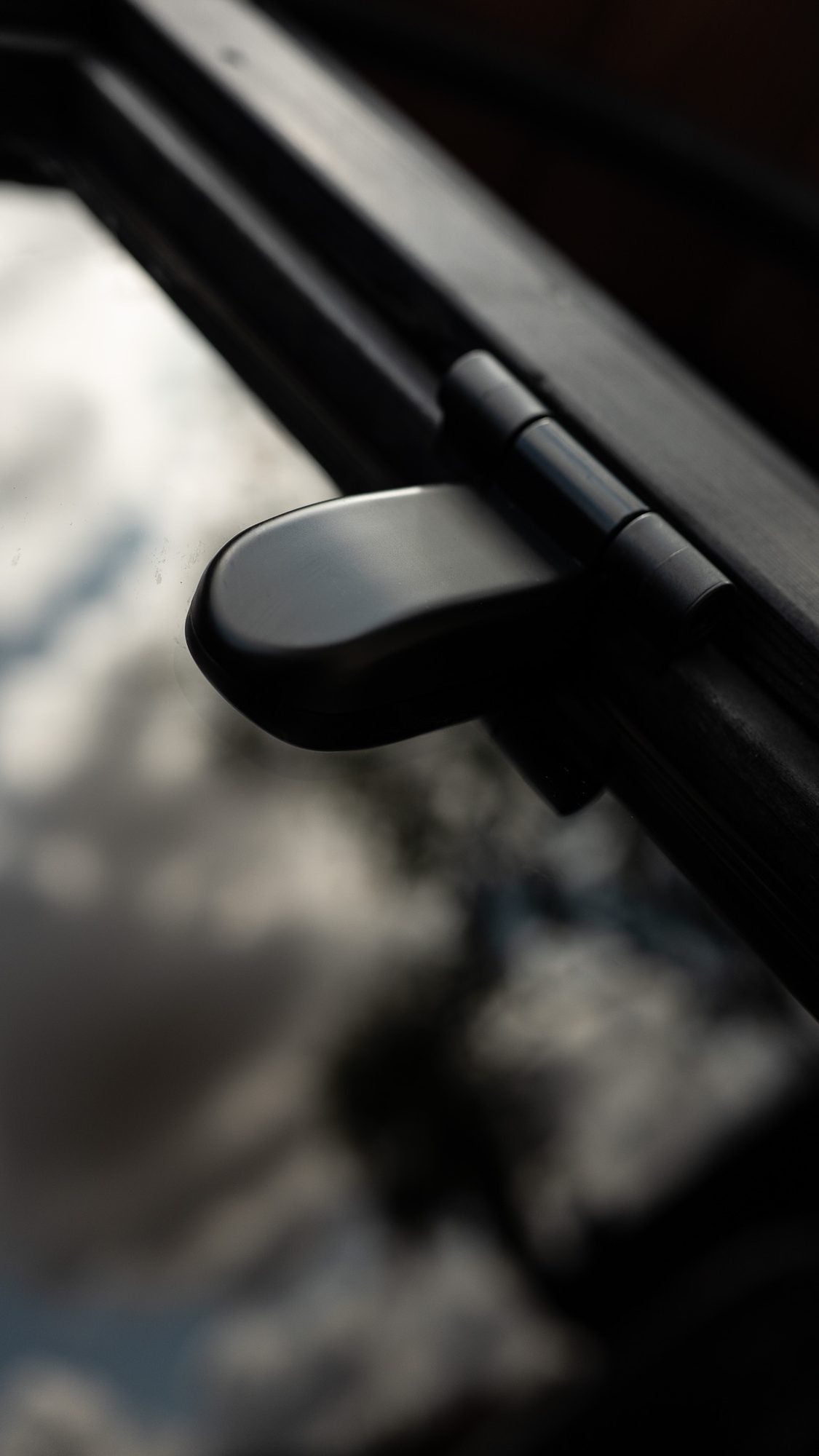 Solen door hinge detail