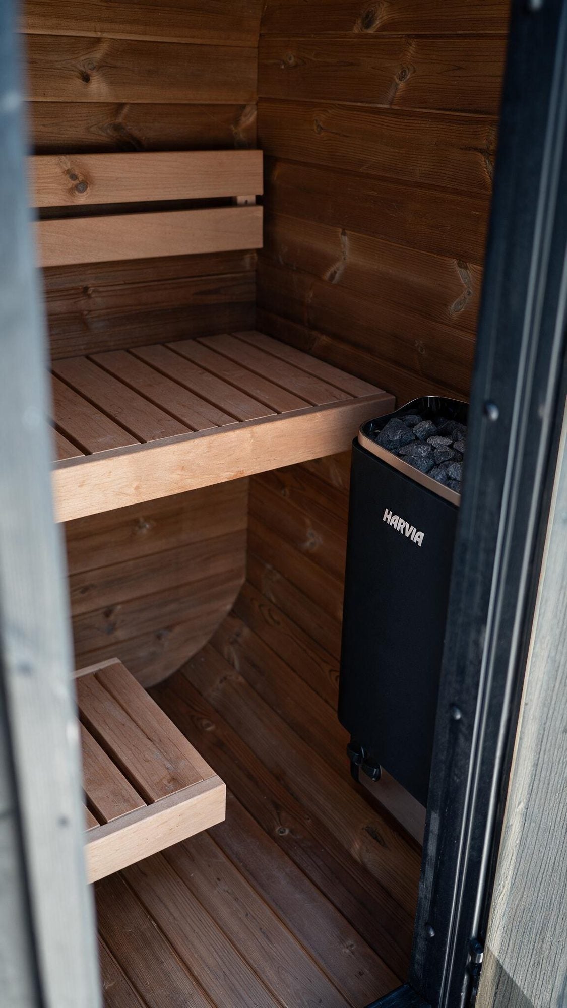 Raised alder benching